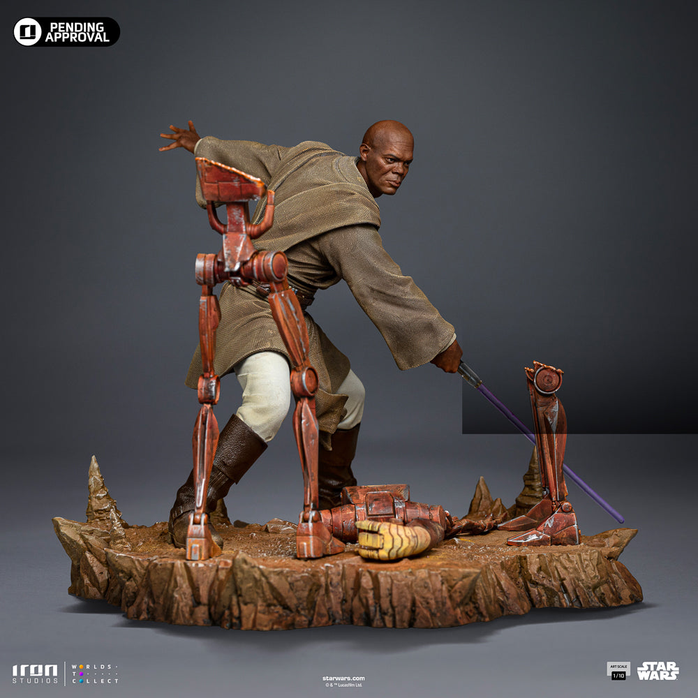 Estátua Mace Windu 1/10 - Star Wars - Art Scale 1/10 - Iron Studios