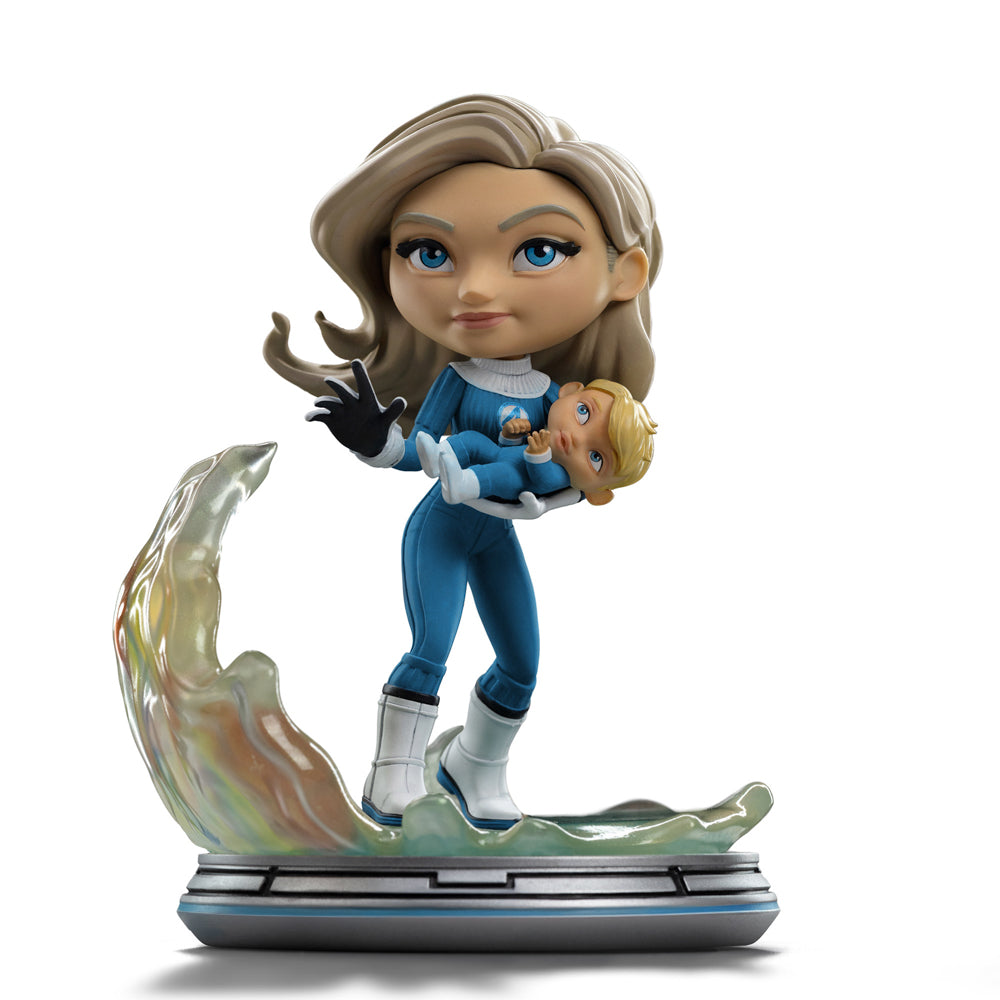 Voucher Pré Venda - Estátua  Invisible Woman - Quarteto Fantástico - MiniCo- Iron Studios