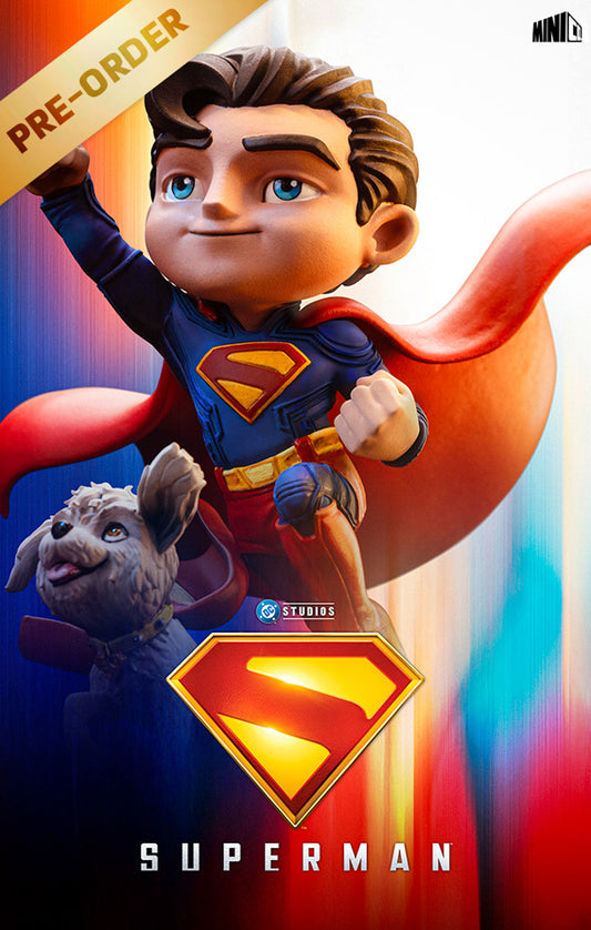 Voucher Pré Venda - Estátua  Superman and Krypto - Superman Legacy Movie - MiniCo- Iron Studios