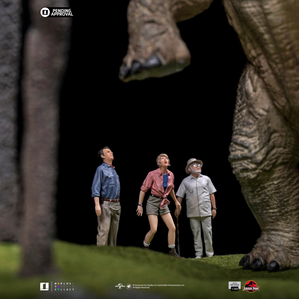 Estátua Welcome to Jurassic Park 