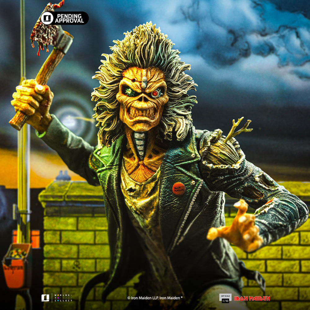Estátua Eddie 50th Year Anniversary - Iron Maiden - Art Scale 1/10 - Iron Studios