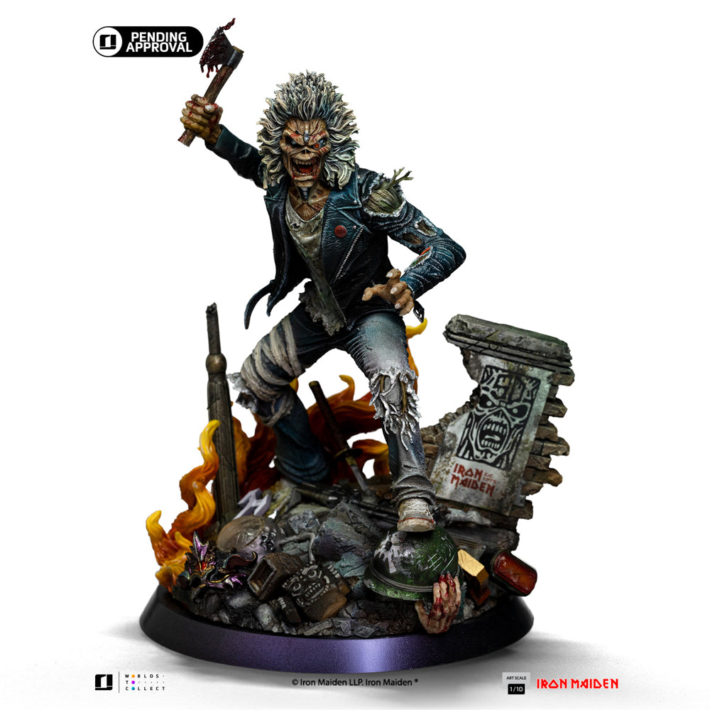 Estátua Eddie 50th Year Anniversary - Iron Maiden - Art Scale 1/10 - Iron Studios