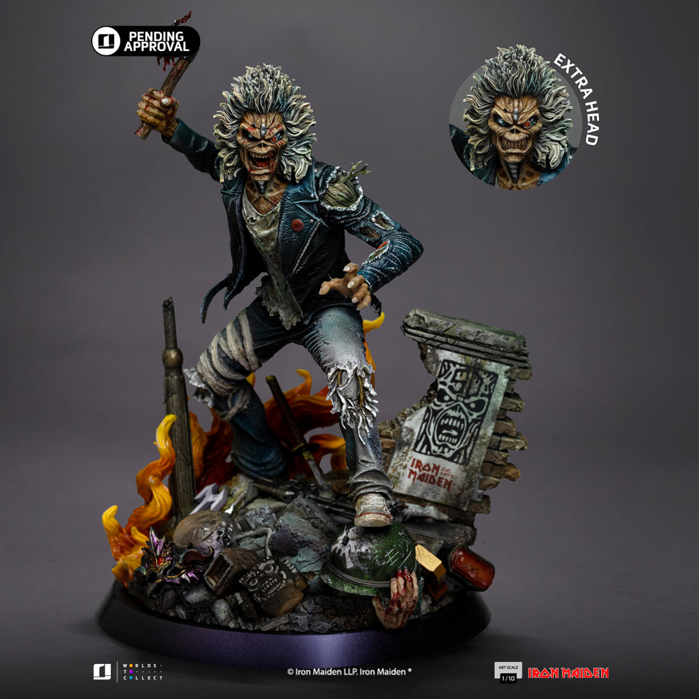 Estátua Eddie 50th Year Anniversary - Iron Maiden - Art Scale 1/10 - Iron Studios