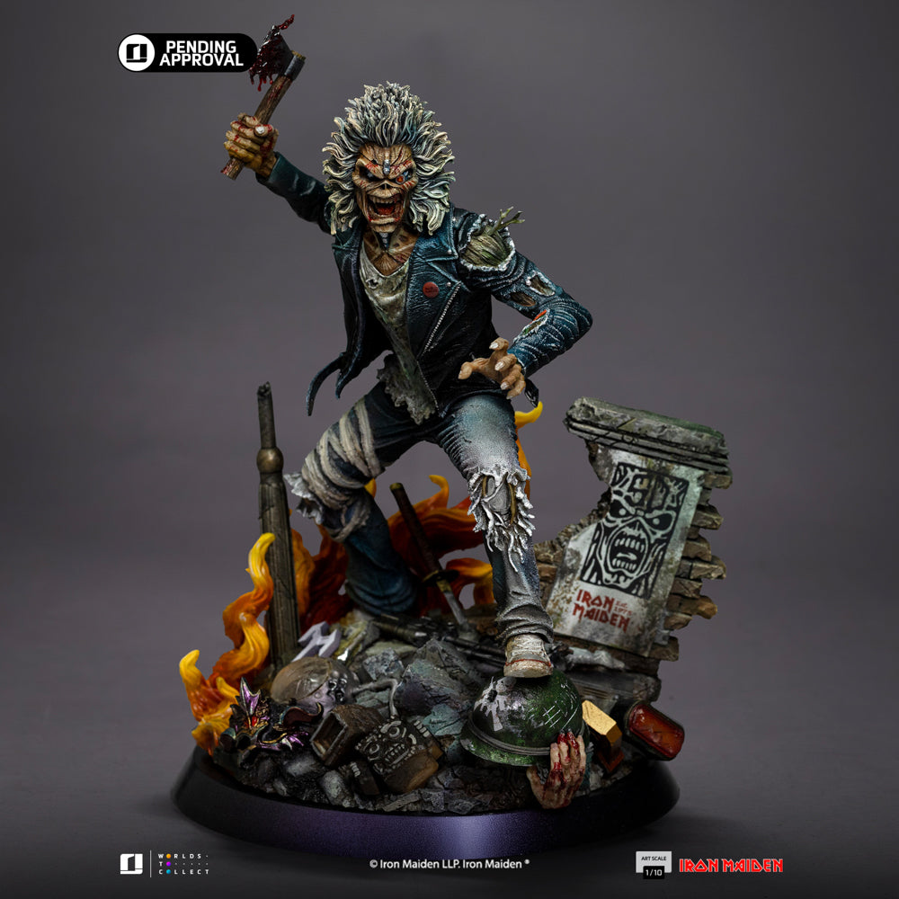 Estátua Eddie 50th Year Anniversary - Iron Maiden - Art Scale 1/10 - Iron Studios