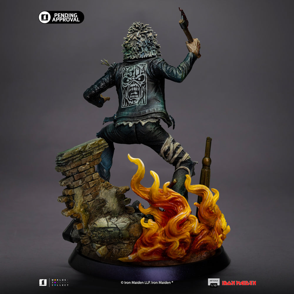 Estátua Eddie 50th Year Anniversary - Iron Maiden - Art Scale 1/10 - Iron Studios