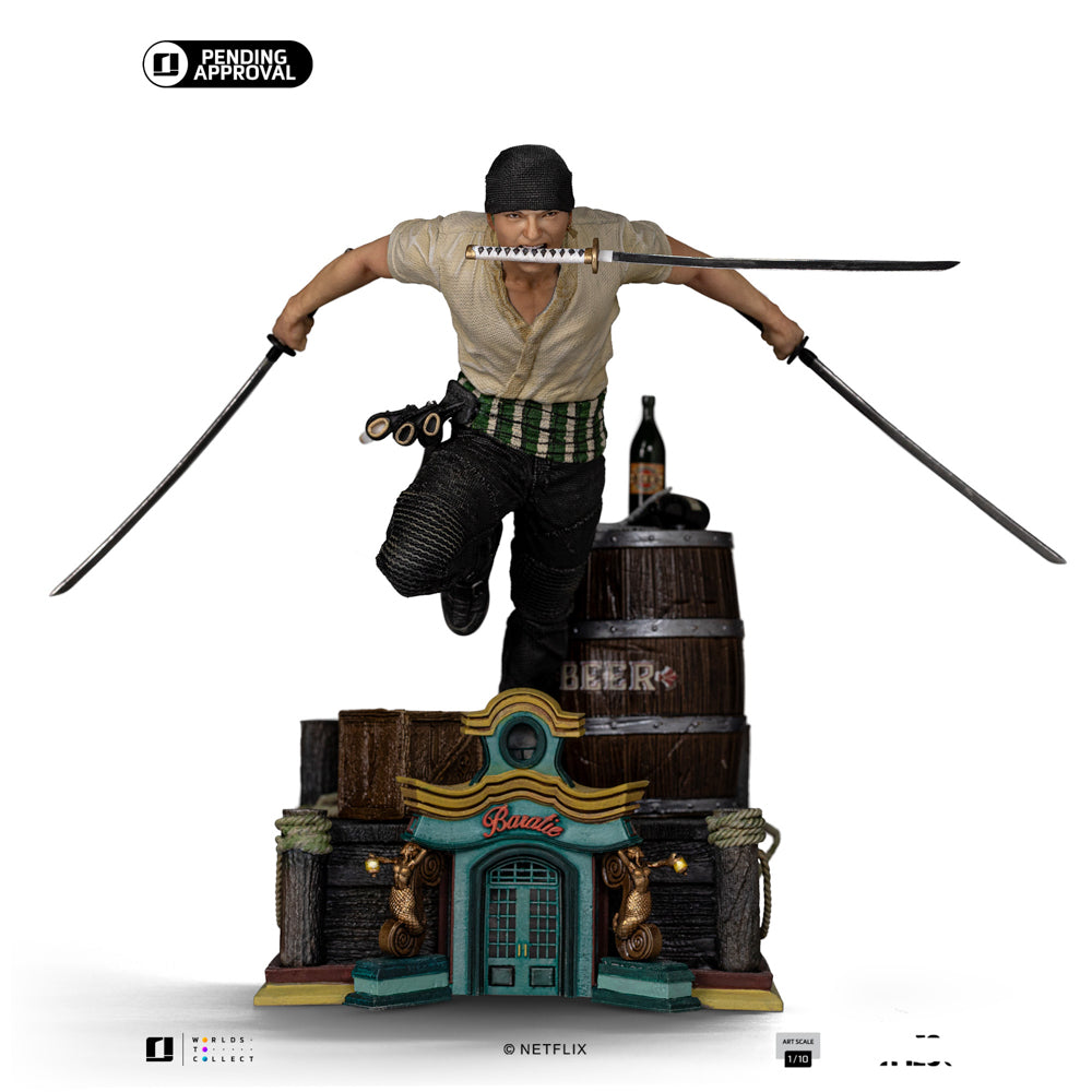 Estátua Zoro - One Piece - Art Scale 1/10 - Iron Studios