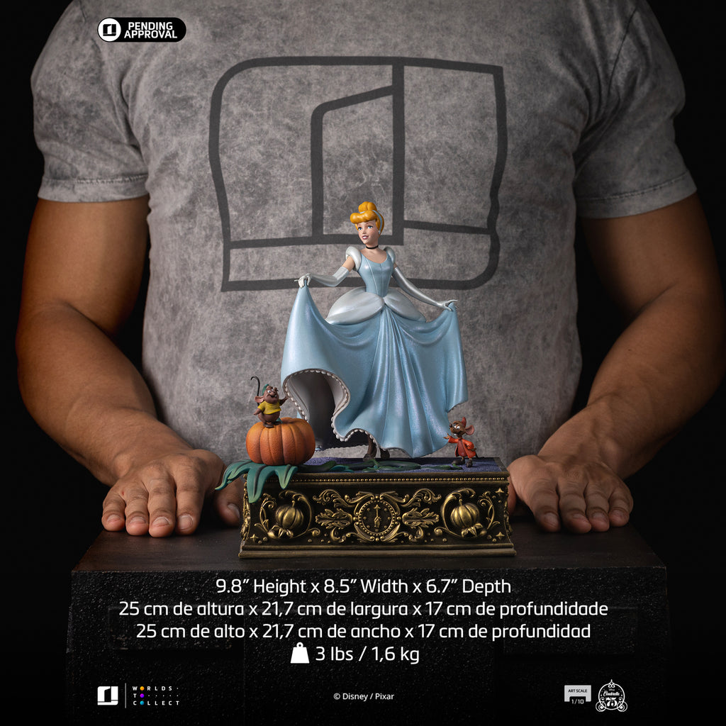 Estátua Cinderella - Disney Classics - Art Scale 1/10 - Iron Studios