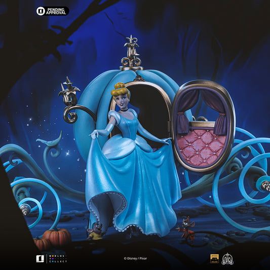 Voucher Pré Venda - Estátua Cinderella Deluxe - Disney Classics - Art Scale 1/10 - Iron Studios