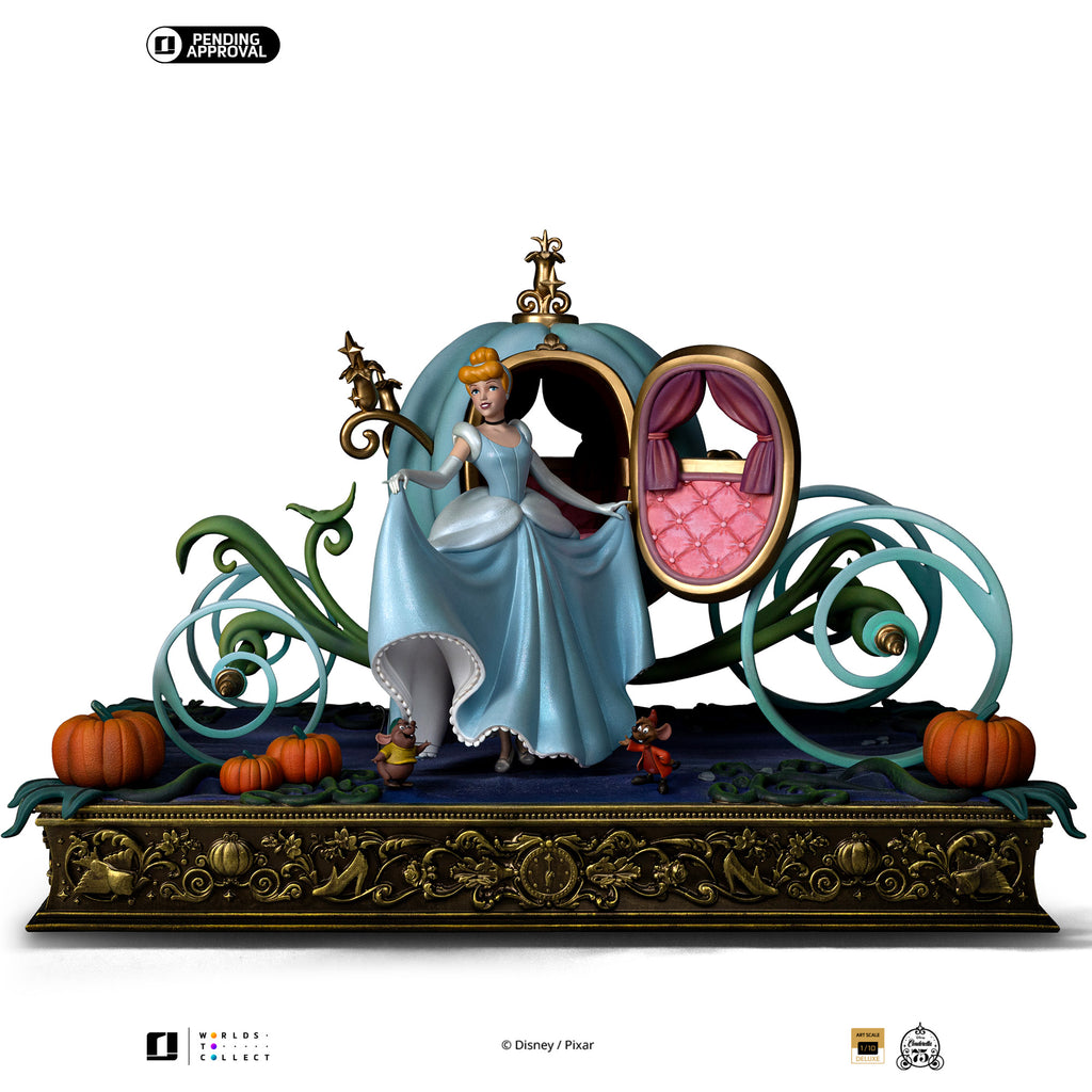 Voucher Pré Venda - Estátua Cinderella Deluxe - Disney Classics - Art Scale 1/10 - Iron Studios