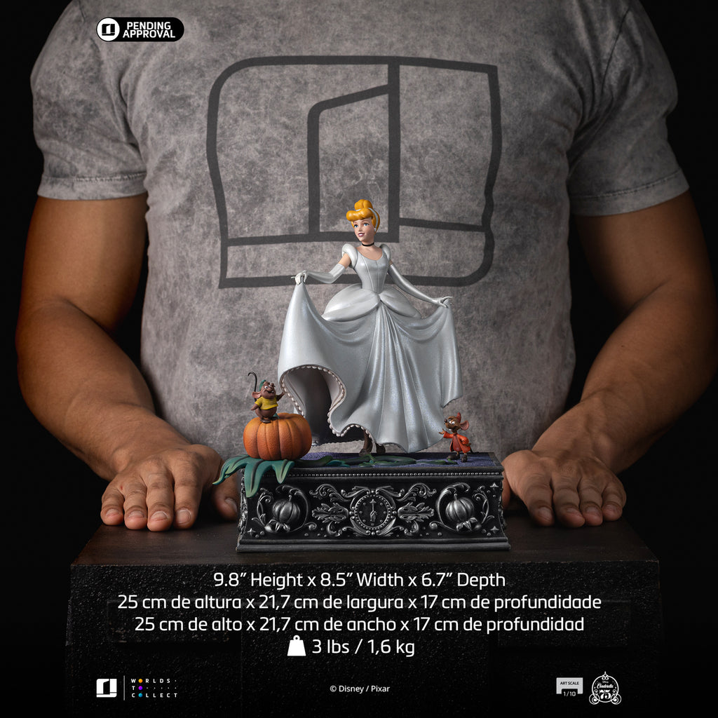 Voucher Pré Venda - Estátua Cinderella 75th Anniversary  - Disney Classics -  Art Scale 1/10 - Iron Studios