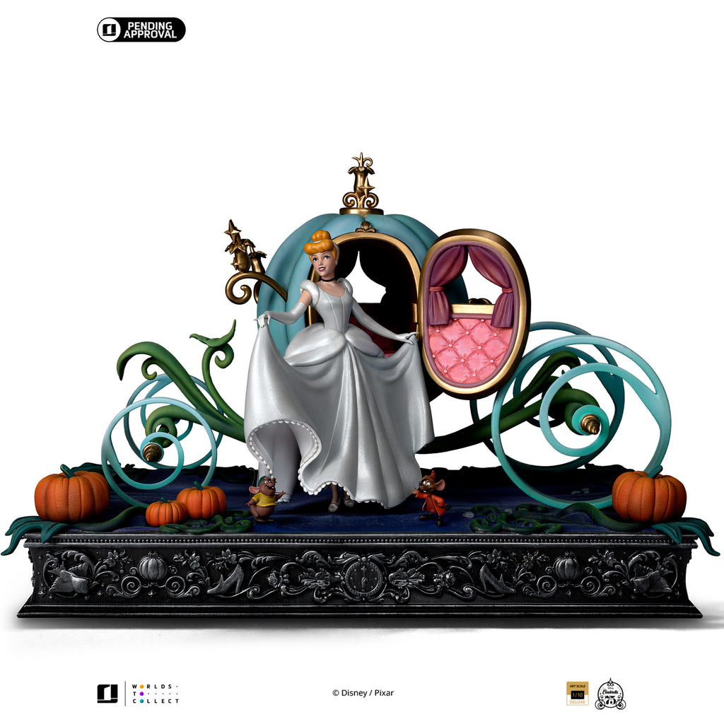 Estátua Cinderella 75th Anniversary Deluxe - Disney Classics - Deluxe Art Scale 1/10 - Iron Studios