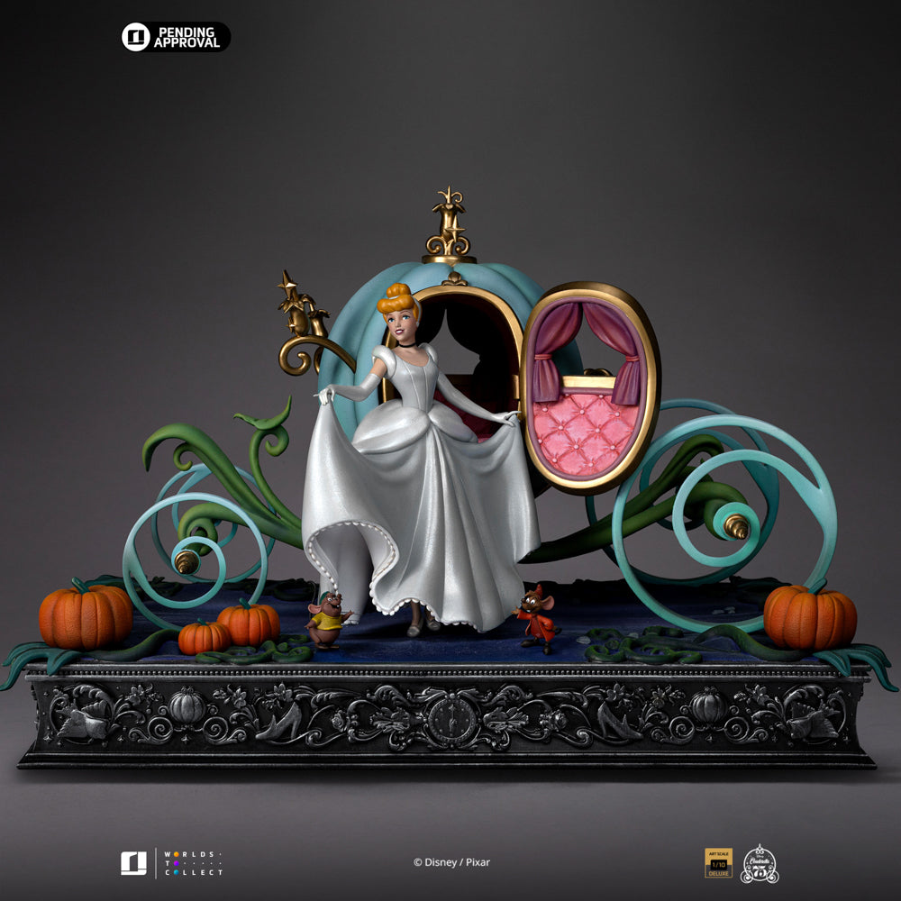 Voucher Pré Venda - Estátua Cinderella 75th Anniversary Deluxe - Disney Classics - Deluxe Art Scale 1/10 - Iron Studios