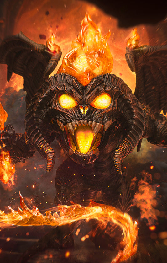 Voucher Pré Venda - Estátua Balrog - Lord of the Rings - MiniCo - Iron Studios