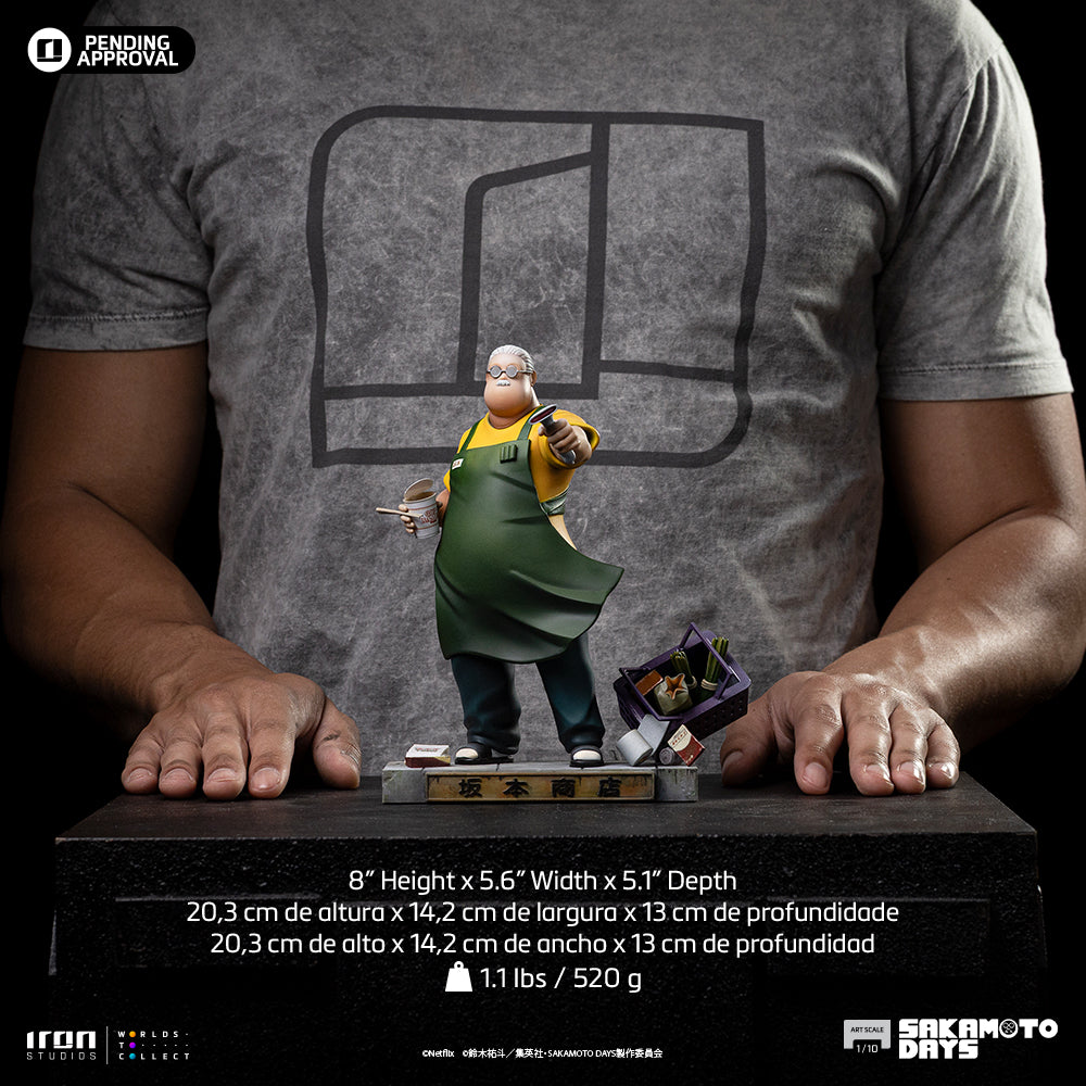Voucher Pré Venda - Estátua  Taro Sakamoto - Sakamoto Days - Art Scale 1/10 - Iron Studios