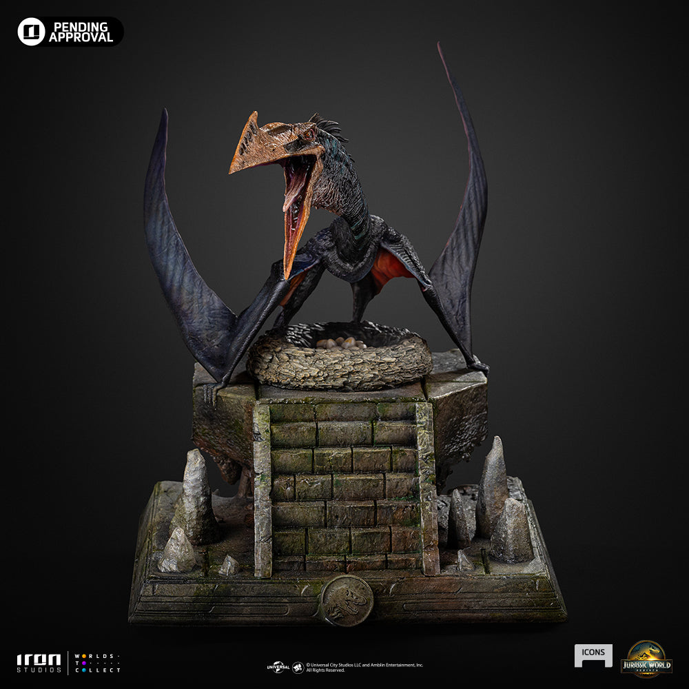 Voucher Pré Venda - Estátua Quetzalcoatlus - Jurassic World: Rebirth - Icons - Iron Studios