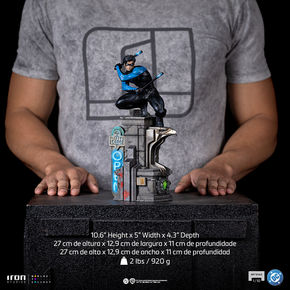Voucher Pré Venda - Estátua Nightwing - DC Comics Series 9 - Art Scale 1/10 - Iron Studios