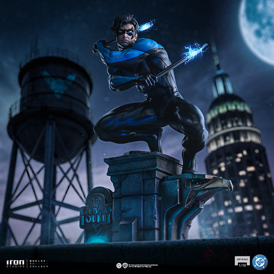 Voucher Pré Venda - Estátua Nightwing - DC Comics Series 9 - Art Scale 1/10 - Iron Studios