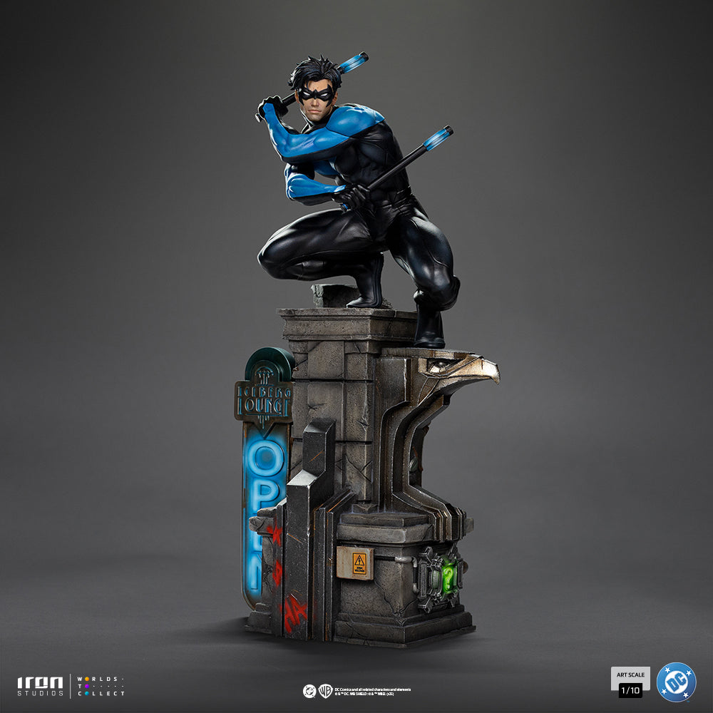 Voucher Pré Venda - Estátua Nightwing - DC Comics Series 9 - Art Scale 1/10 - Iron Studios