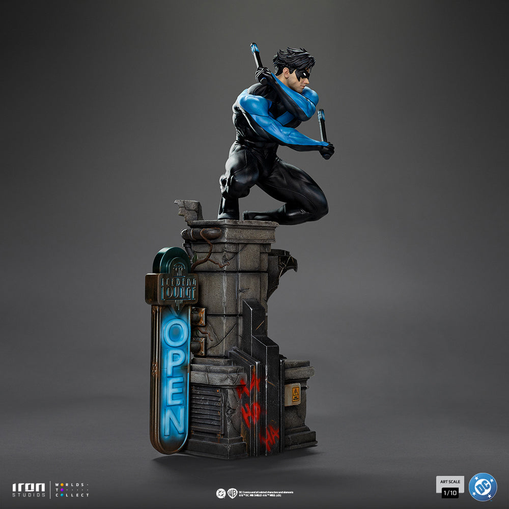 Voucher Pré Venda - Estátua Nightwing - DC Comics Series 9 - Art Scale 1/10 - Iron Studios
