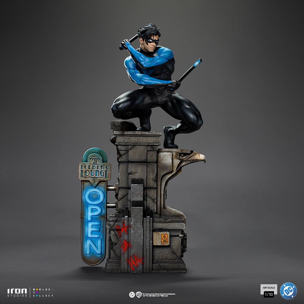 Voucher Pré Venda - Estátua Nightwing - DC Comics Series 9 - Art Scale 1/10 - Iron Studios