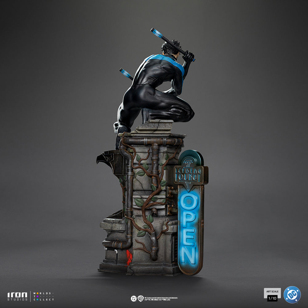 Voucher Pré Venda - Estátua Nightwing - DC Comics Series 9 - Art Scale 1/10 - Iron Studios