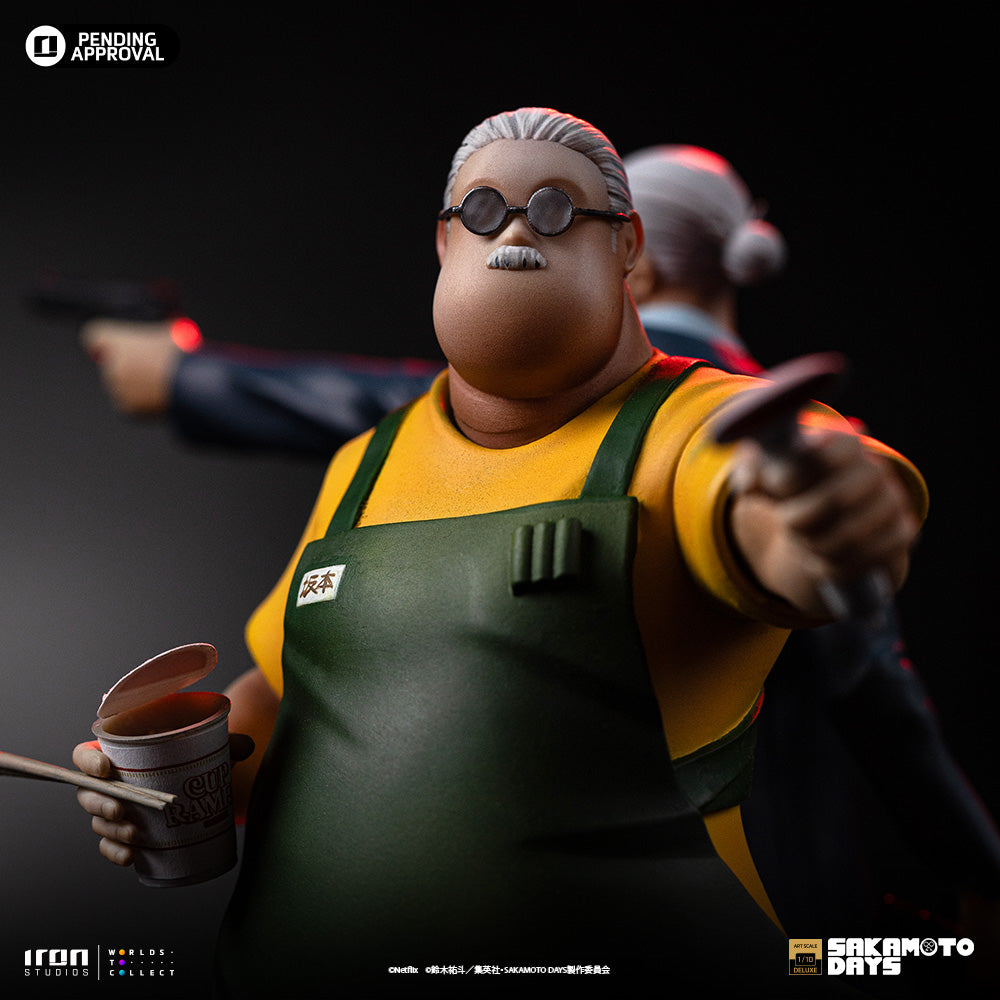 Voucher Pré Venda - Estátua Taro Sakamoto Deluxe - Sakamoto Days - Art Scale 1/10 - Iron Studios