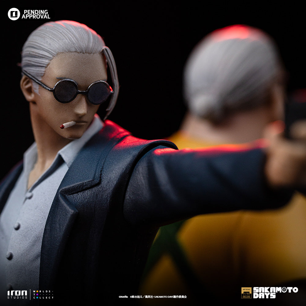 Voucher Pré Venda - Estátua Taro Sakamoto Deluxe - Sakamoto Days - Art Scale 1/10 - Iron Studios