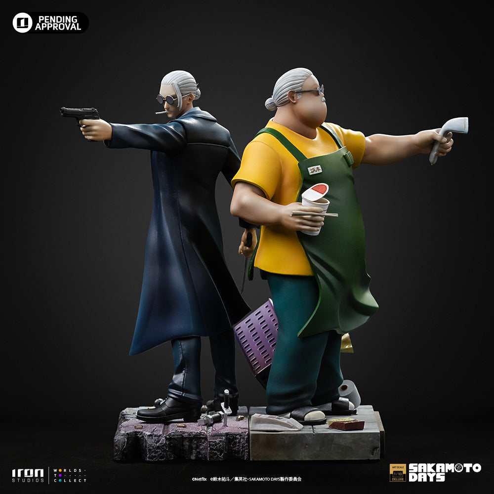 Voucher Pré Venda - Estátua Taro Sakamoto Deluxe - Sakamoto Days - Art Scale 1/10 - Iron Studios
