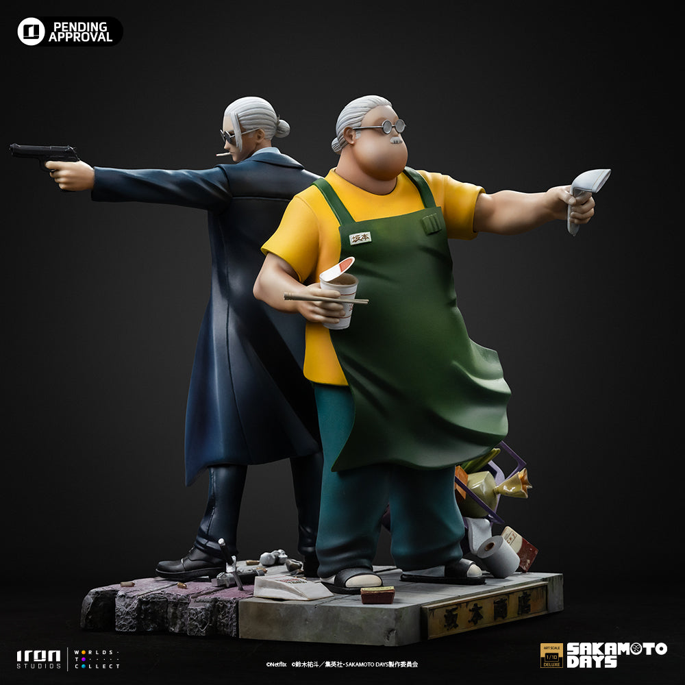 Voucher Pré Venda - Estátua Taro Sakamoto Deluxe - Sakamoto Days - Art Scale 1/10 - Iron Studios