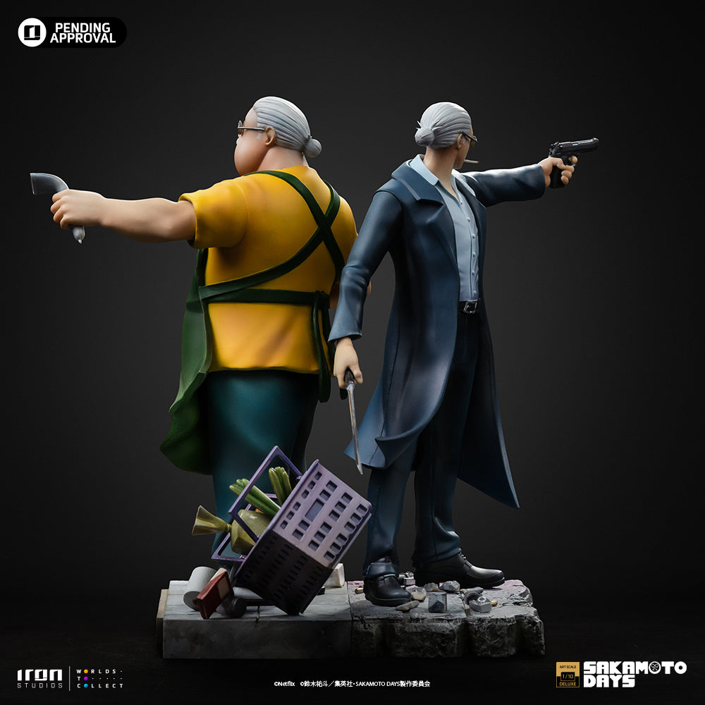 Voucher Pré Venda - Estátua Taro Sakamoto Deluxe - Sakamoto Days - Art Scale 1/10 - Iron Studios