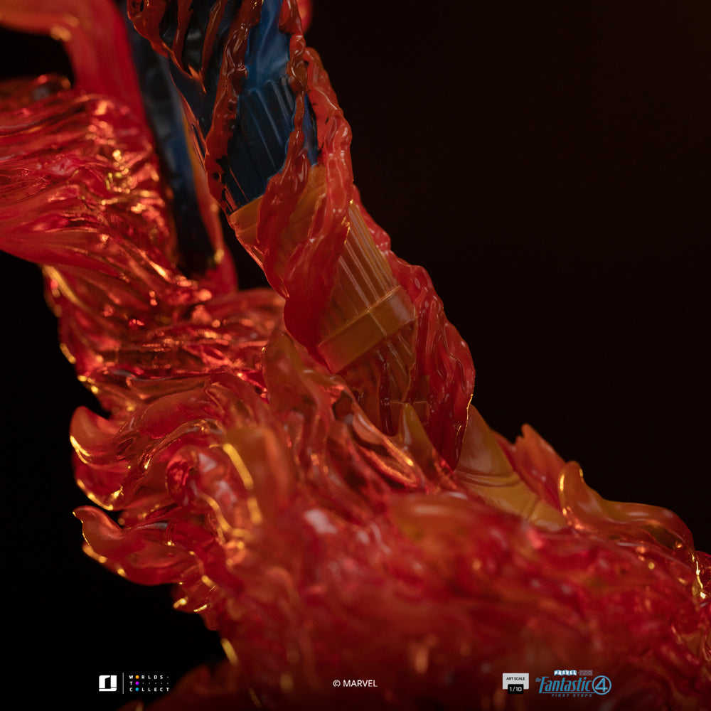 Voucher Pré Venda - Estátua  Human Torch (Blue Suit Variant) - Fantastic Four - Art Scale 1/10 - Iron Studios