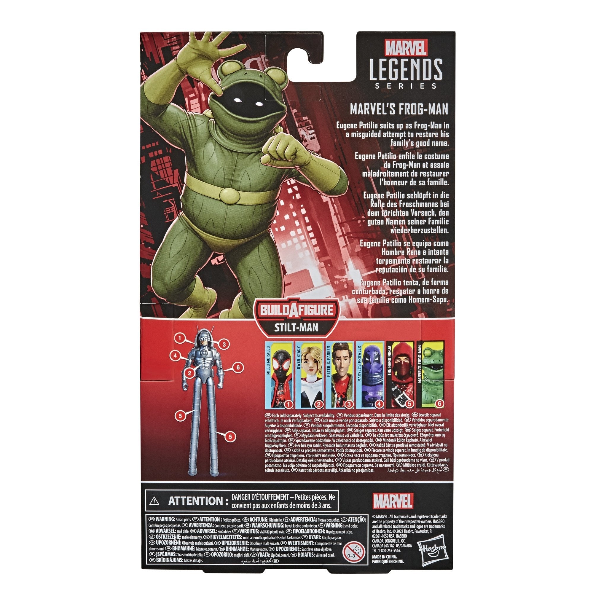 Figura Frog-Man - Spider-man - Marvel Legends BuildAFigure