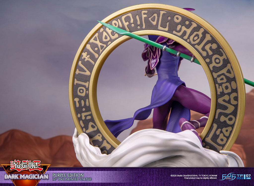 Estátua Mago Negro - Yu Gi Oh - Standard Purple Edition - First 4 Figures