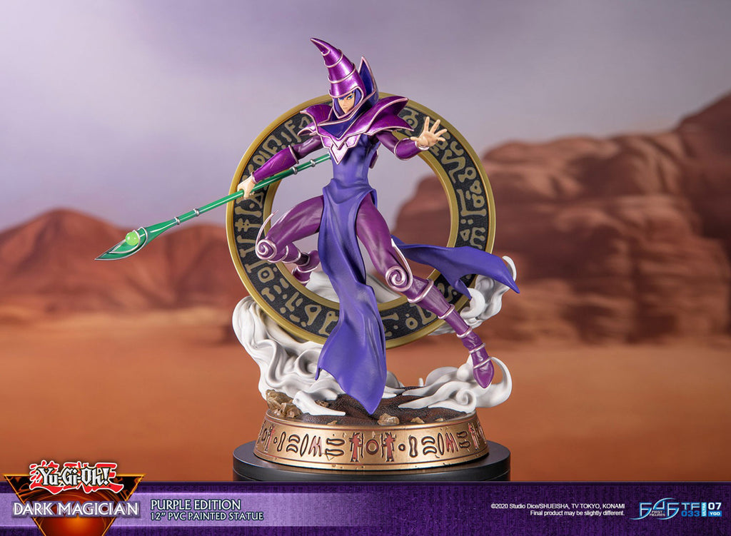 Estátua Mago Negro - Yu Gi Oh - Standard Purple Edition - First 4 Figures