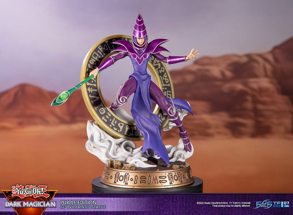 Estátua Mago Negro - Yu Gi Oh - Standard Purple Edition - First 4 Figures