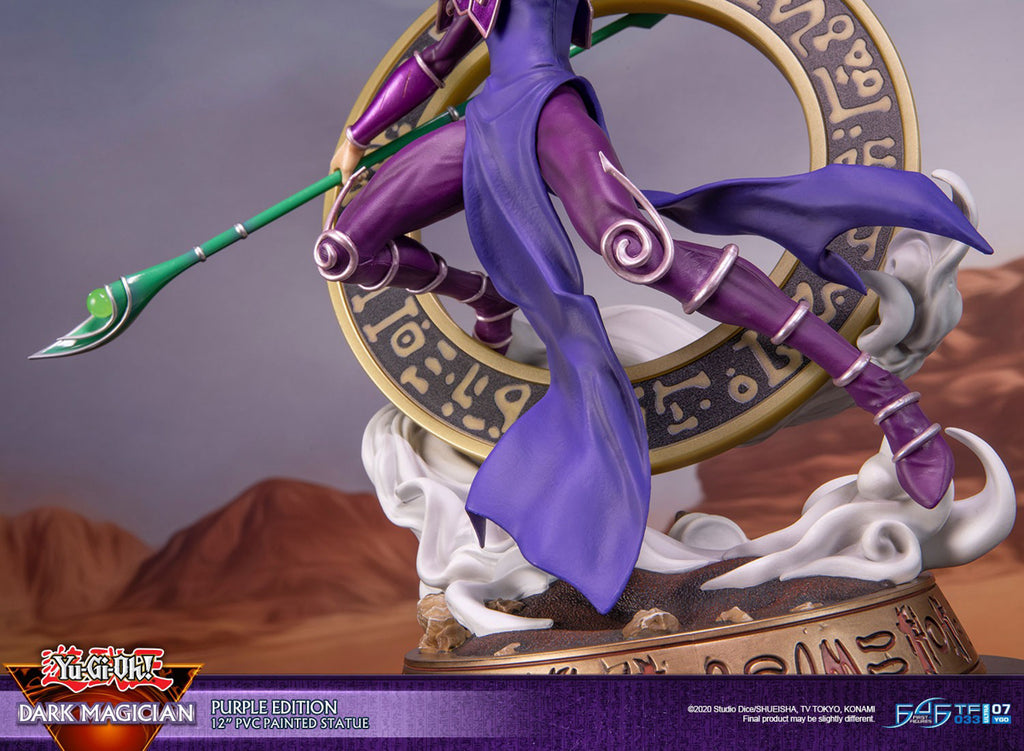 Estátua Mago Negro - Yu Gi Oh - Standard Purple Edition - First 4 Figures