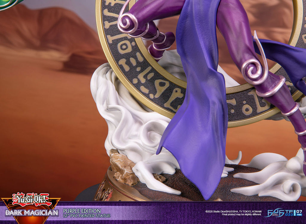 Estátua Mago Negro - Yu Gi Oh - Standard Purple Edition - First 4 Figures