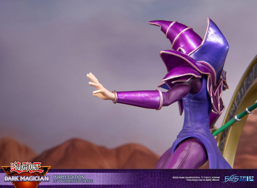 Estátua Mago Negro - Yu Gi Oh - Standard Purple Edition - First 4 Figures