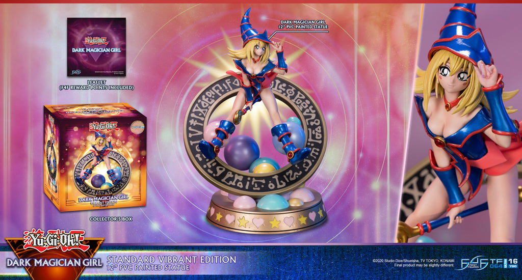 Estátua Maga Negra Vibrant Edition - Yu Gi Oh - Standard Edition - First 4 Figures