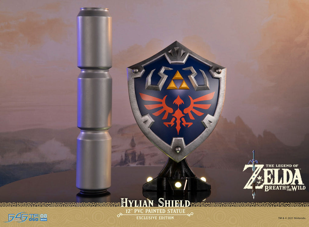 Estátua Escudo de Hylian - The Legend of Zelda Breath of the Wild - Collector´s Edition - First 4 Figures