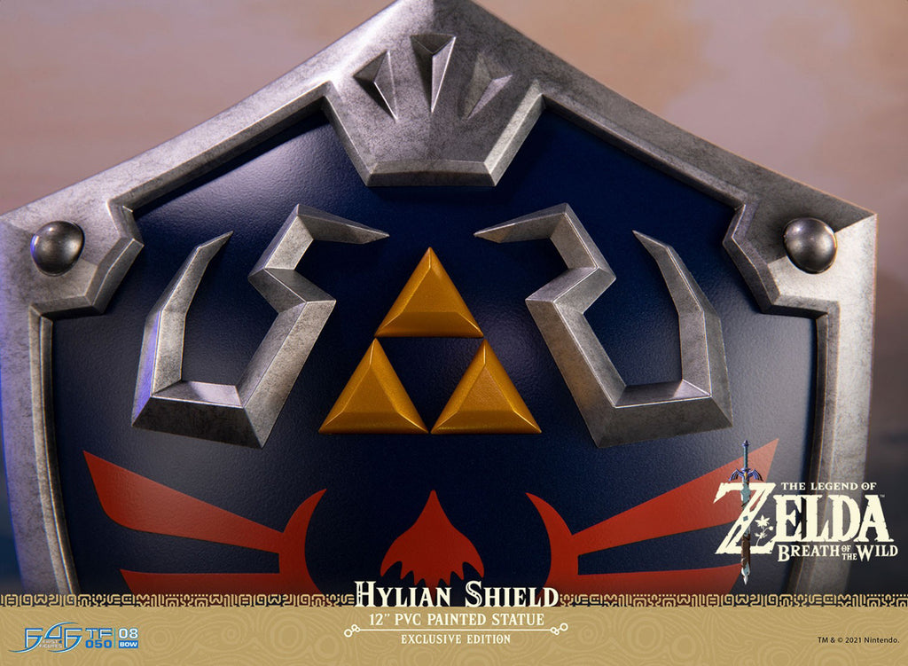 Estátua Escudo de Hylian - The Legend of Zelda Breath of the Wild - Collector´s Edition - First 4 Figures