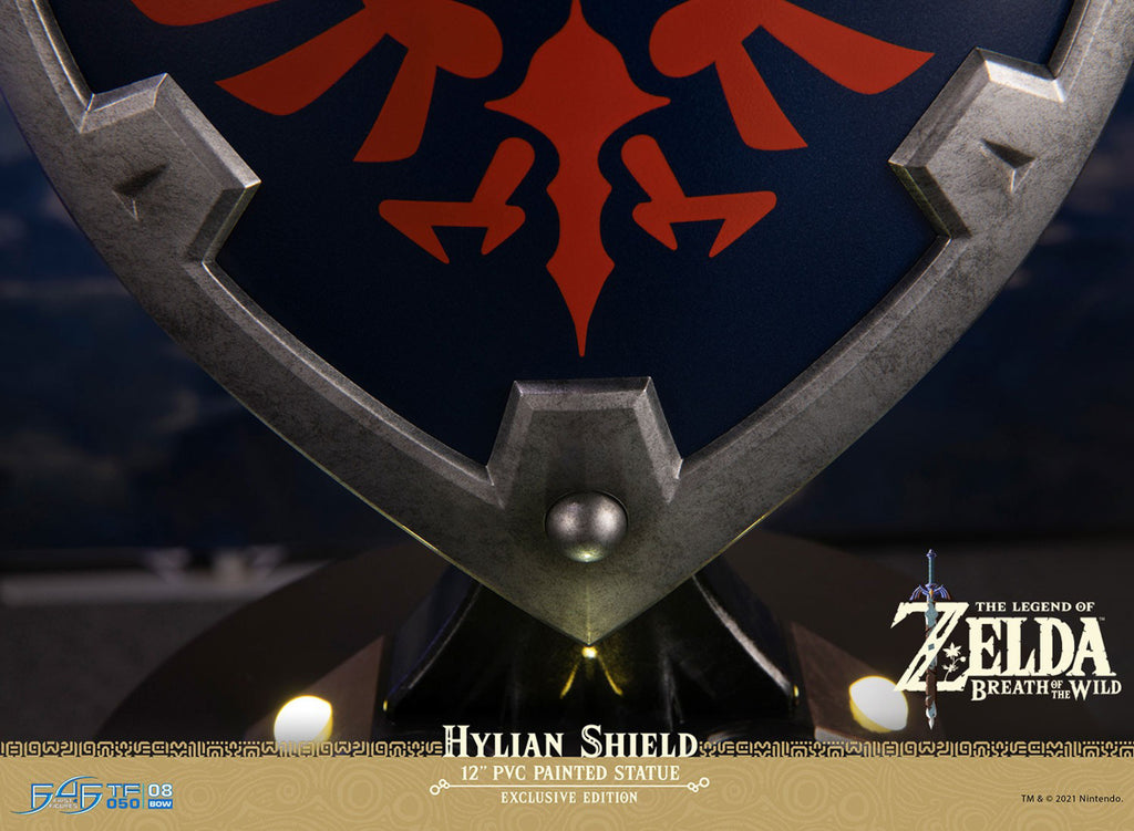 Estátua Escudo de Hylian - The Legend of Zelda Breath of the Wild - Collector´s Edition - First 4 Figures