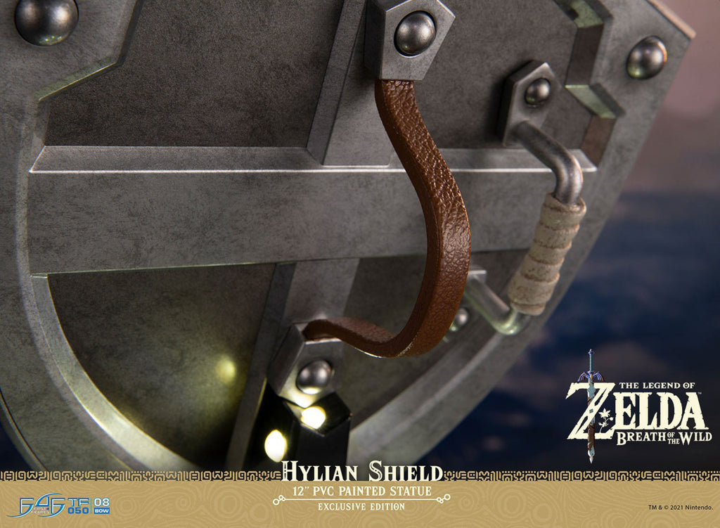 Estátua Escudo de Hylian - The Legend of Zelda Breath of the Wild - Collector´s Edition - First 4 Figures