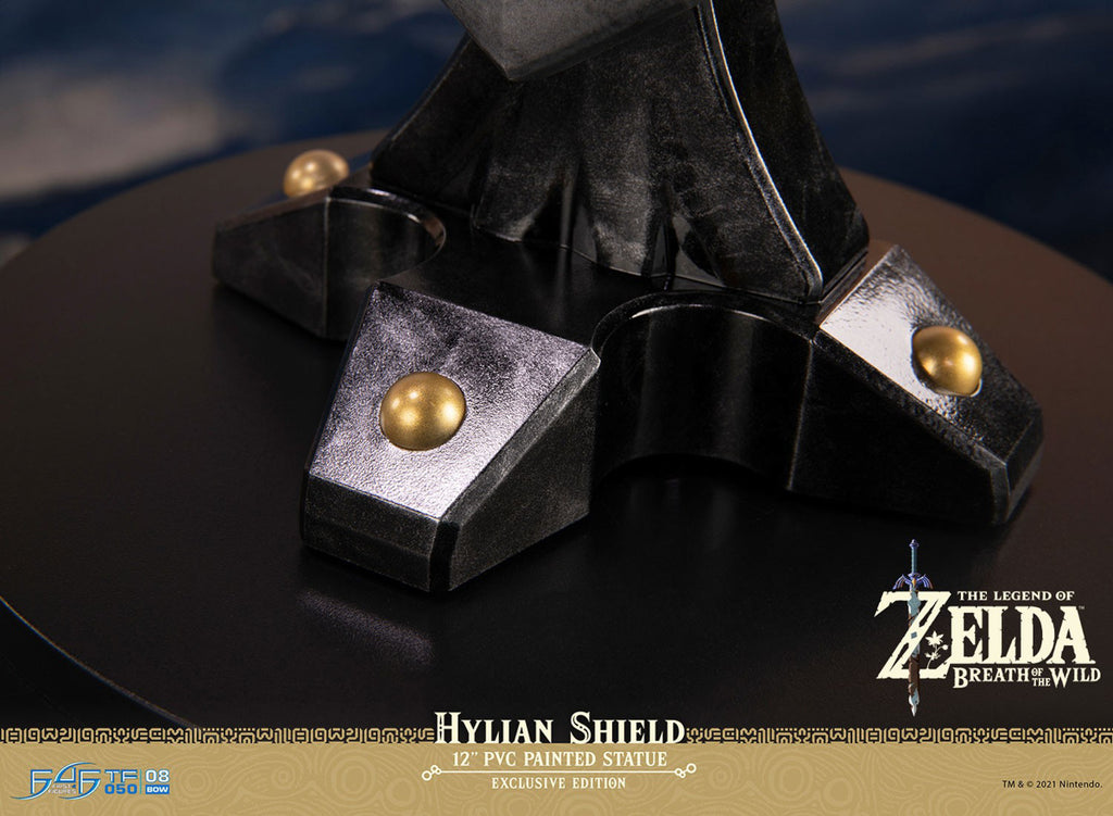 Estátua Escudo de Hylian - The Legend of Zelda Breath of the Wild - Collector´s Edition - First 4 Figures