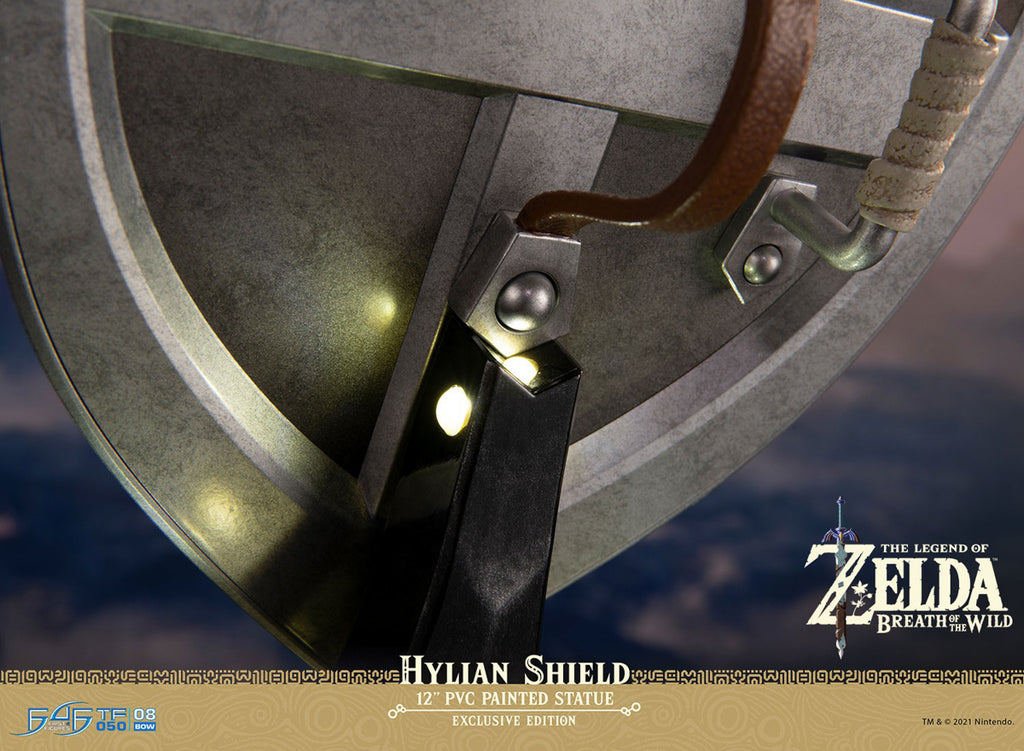 Estátua Escudo de Hylian - The Legend of Zelda Breath of the Wild - Collector´s Edition - First 4 Figures