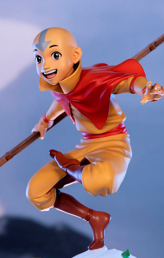 Estátua Aang - Avatar The Last Airbender - Collector's Edition - First 4 Figure