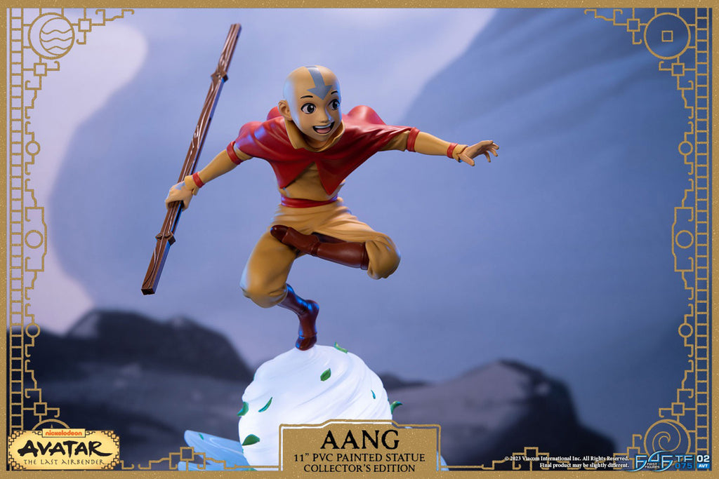 Estátua Aang - Avatar The Last Airbender - Collector's Edition - First 4 Figure