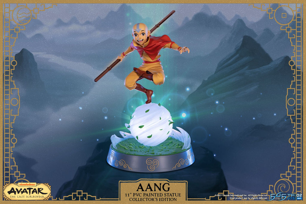 Estátua Aang - Avatar The Last Airbender - Collector's Edition - First 4 Figure