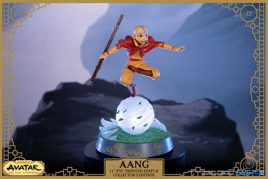 Estátua Aang - Avatar The Last Airbender - Collector's Edition - First 4 Figure