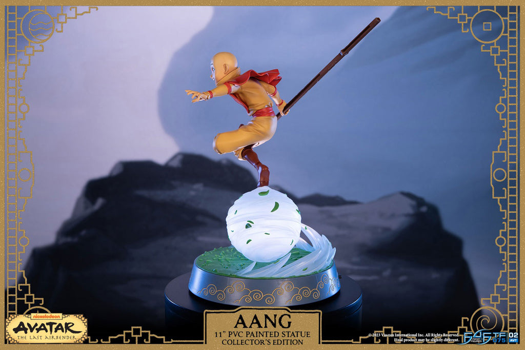 Estátua Aang - Avatar The Last Airbender - Collector's Edition - First 4 Figure